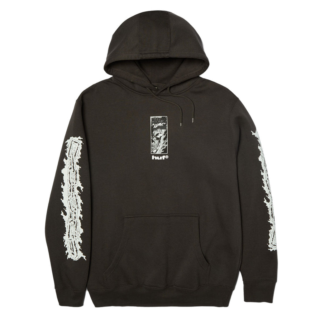 HUF x Marvel Ghost Rider Hoodie - Washed Black
