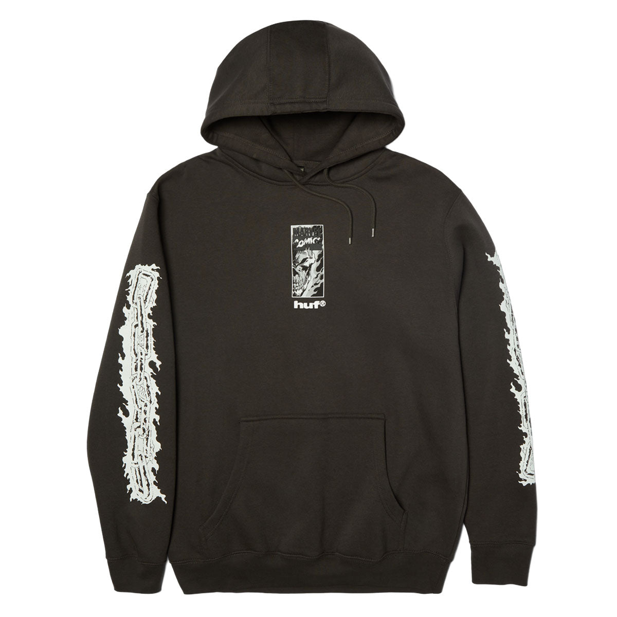 HUF x Marvel Ghost Rider Hoodie - Washed Black