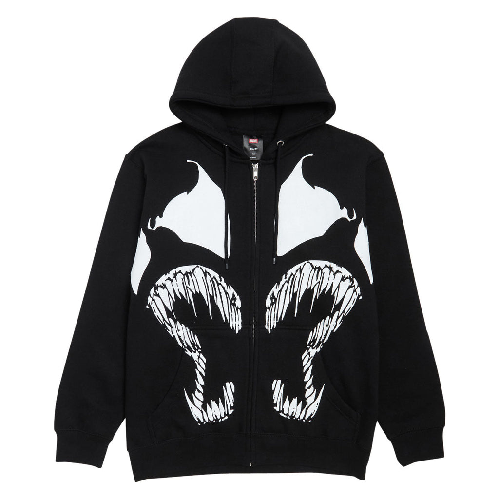 HUF x Spiderman Symbiosis Full Zip Hoodie - Black