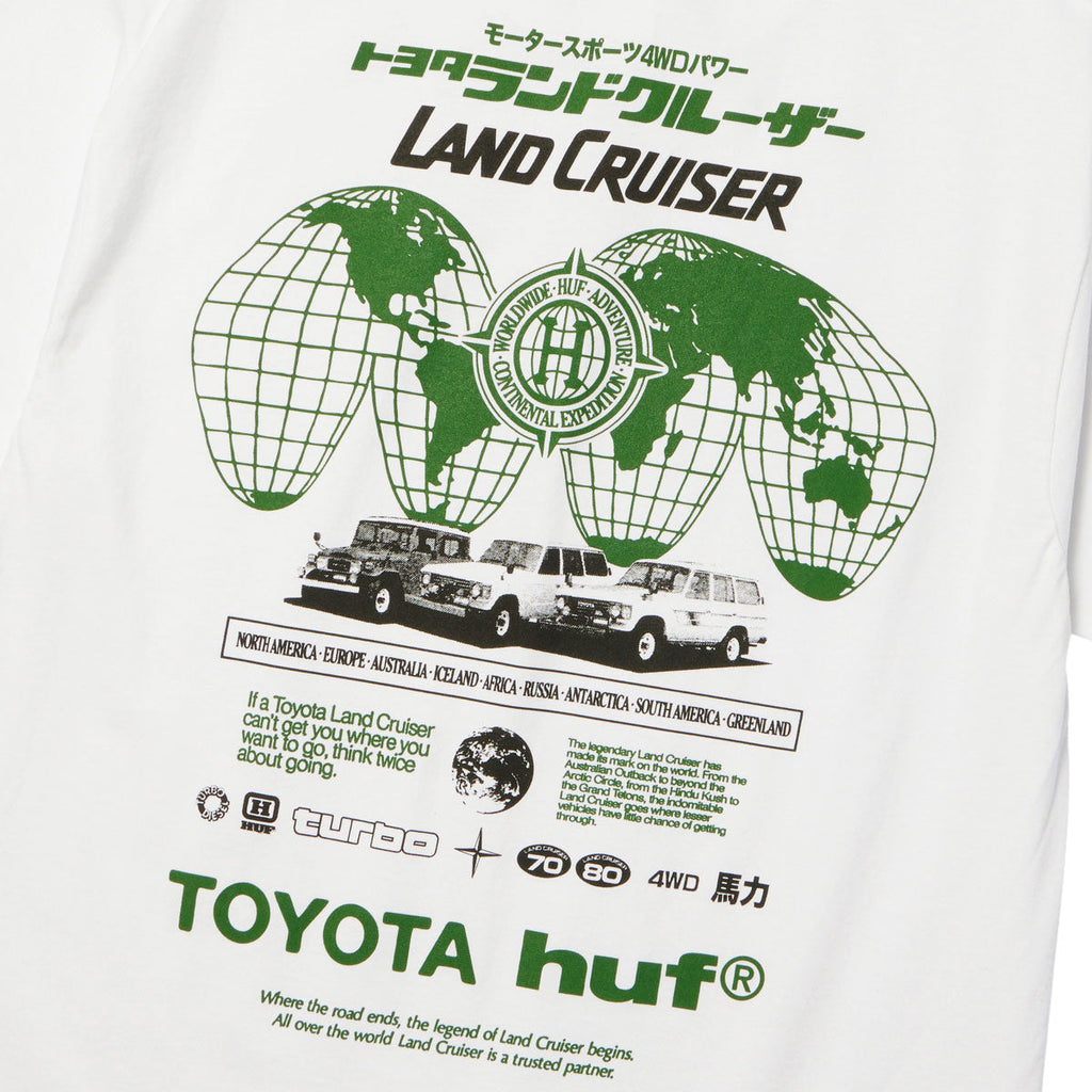 HUF x Toyota Land Cruiser Global T-Shirt - White