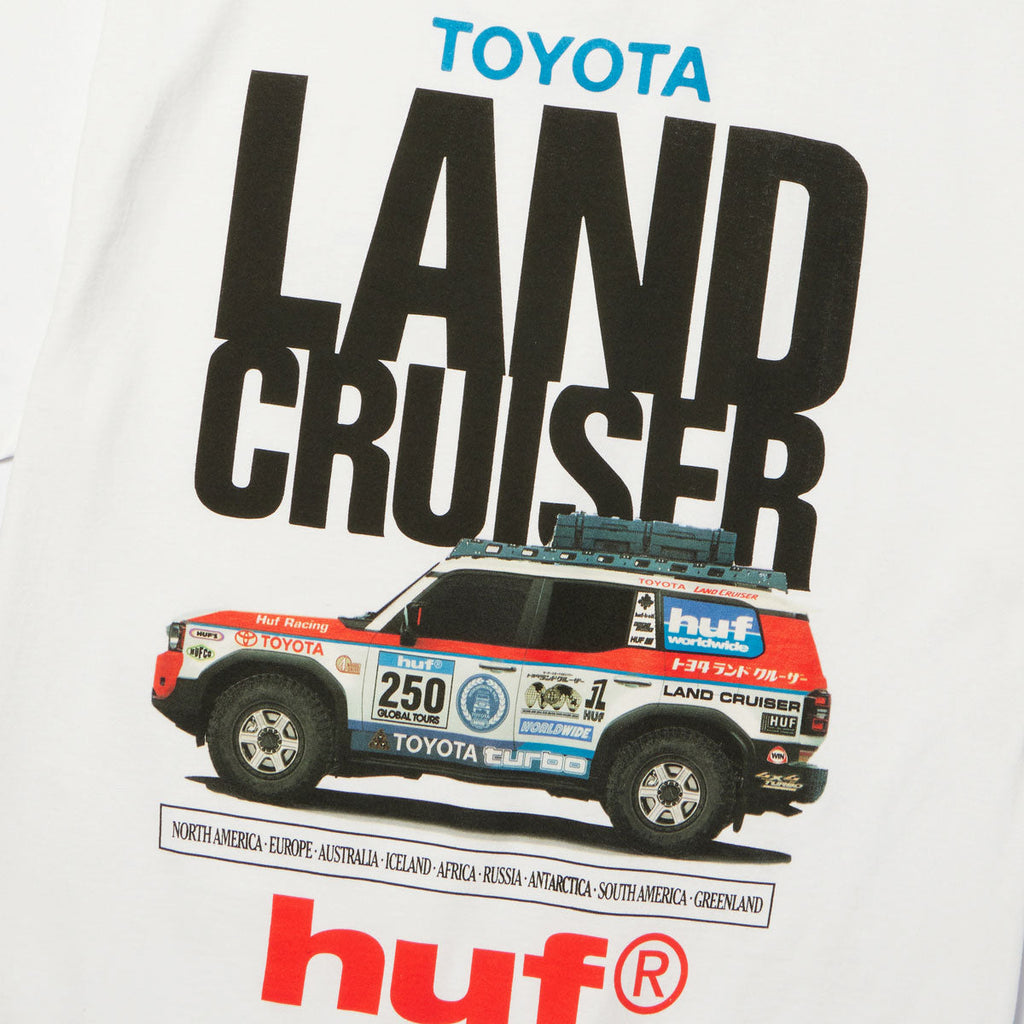 HUF x Toyota Land Cruiser Rally T-Shirt - White