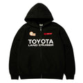 HUF x Toyota Land Cruiser Heavyweight Full Zip Hoodie - Black