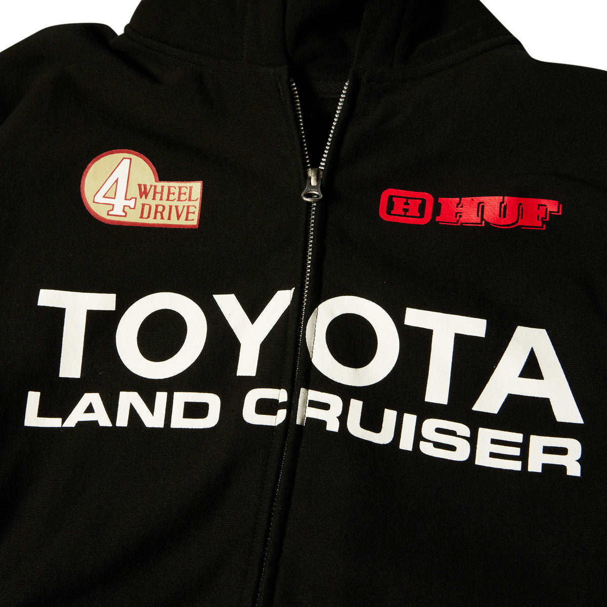 HUF x Toyota Land Cruiser Heavyweight Full Zip Hoodie - Black