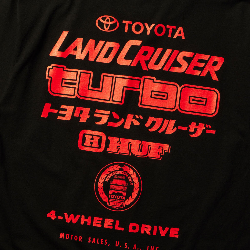 HUF x Toyota Land Cruiser Turbo T-Shirt - Black