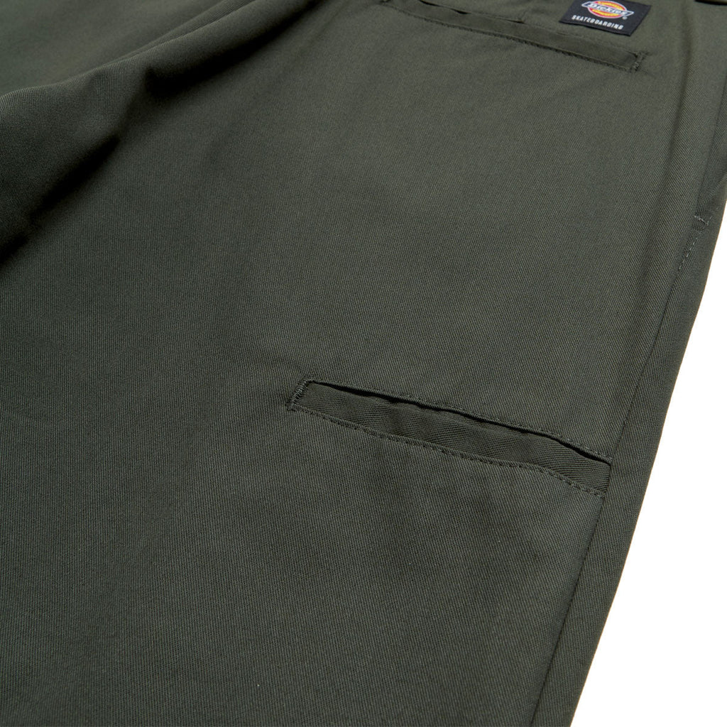 Dickies Jamie Foy Loose Straight Twill Pants - Olive Green 2025