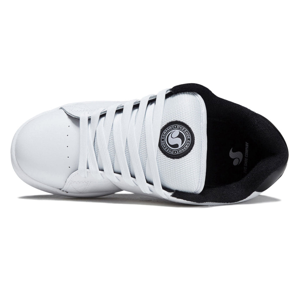 DVS Revival Shoes - White/White/Black Suede