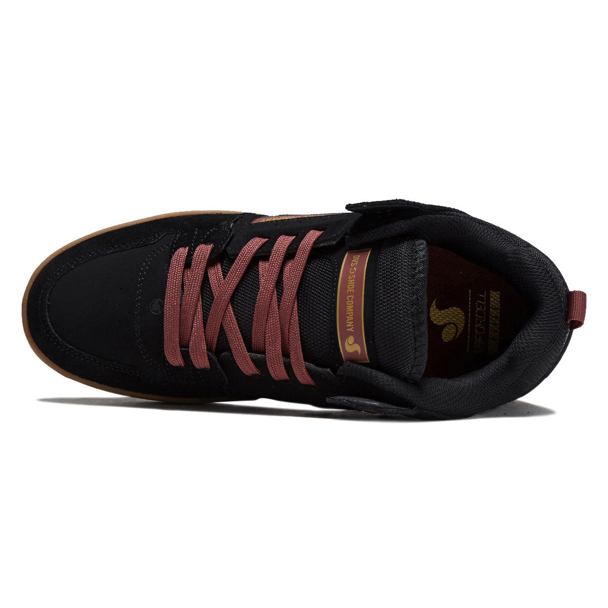 DVS Comanche LT Shoes - Black/Ruby Wine/Gum