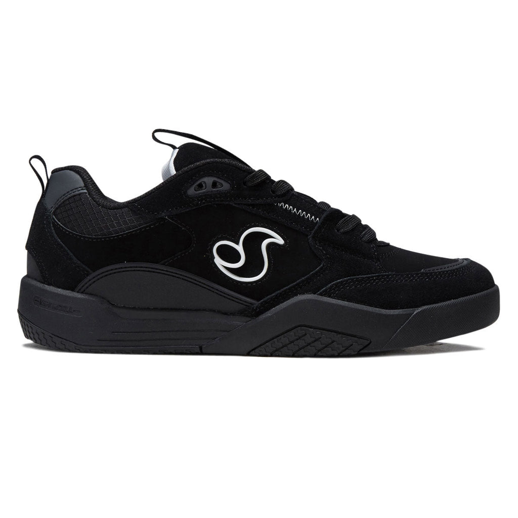 DVS Slot Shoes - Black/Black/White/Suede