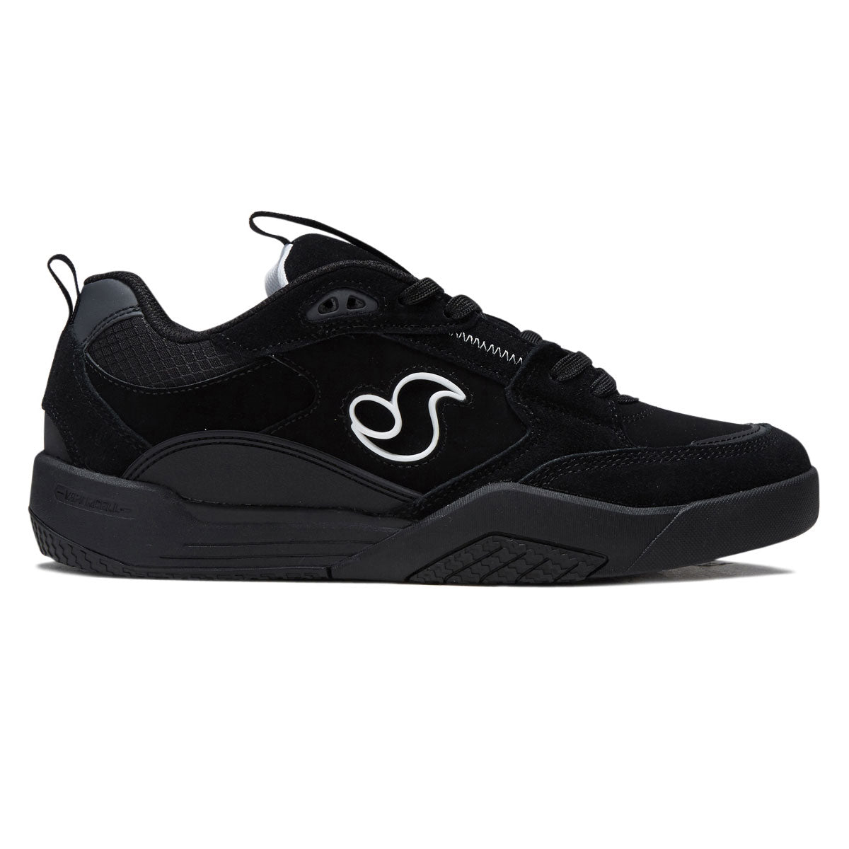 DVS Slot Shoes - Black/Black/White/Suede