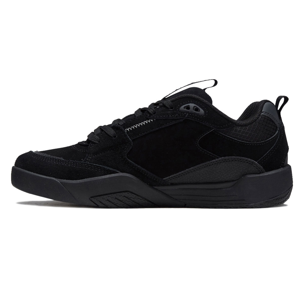 DVS Slot Shoes - Black/Black/White/Suede