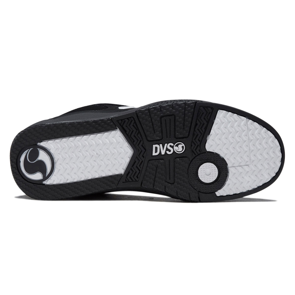 DVS Slot Shoes - Black/Black/White/Suede