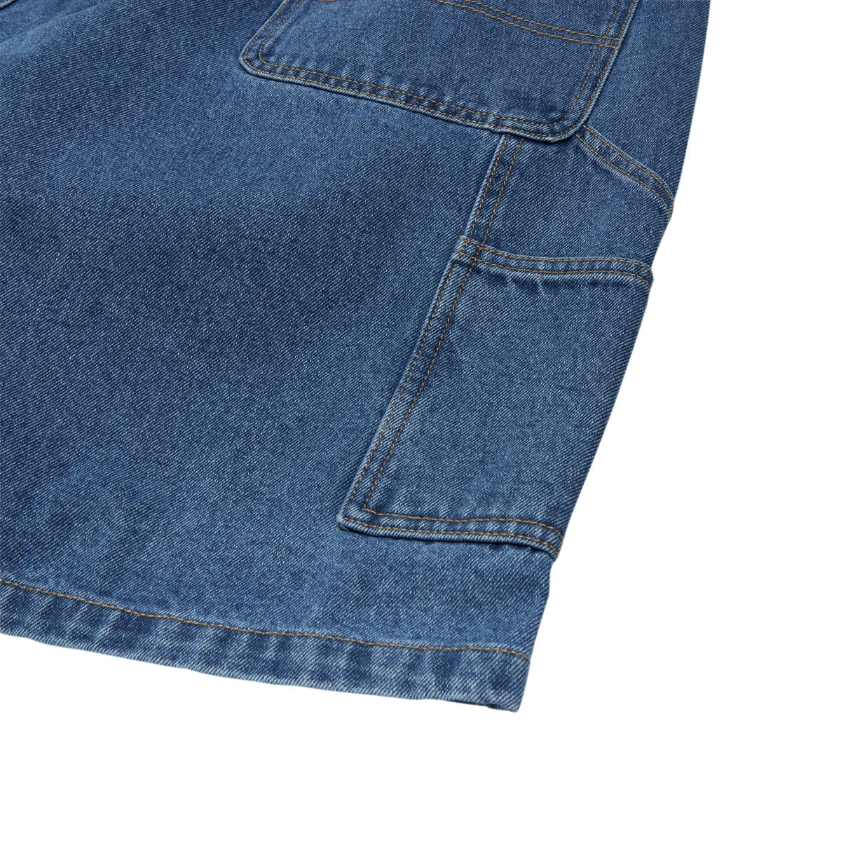 Obey Bigwig Carpenter Denim Shorts - Light Indigo Classic