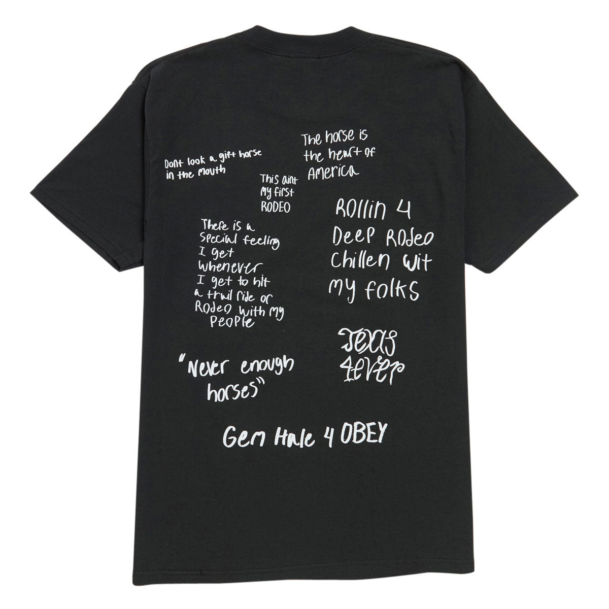 Obey Rodeo T-Shirt - Vintage Black