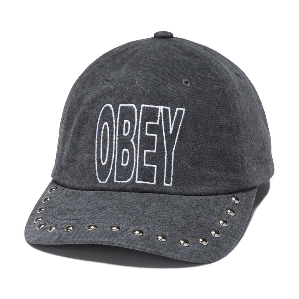Obey Pigment Anti 6 Panel Hat - Pigment Black