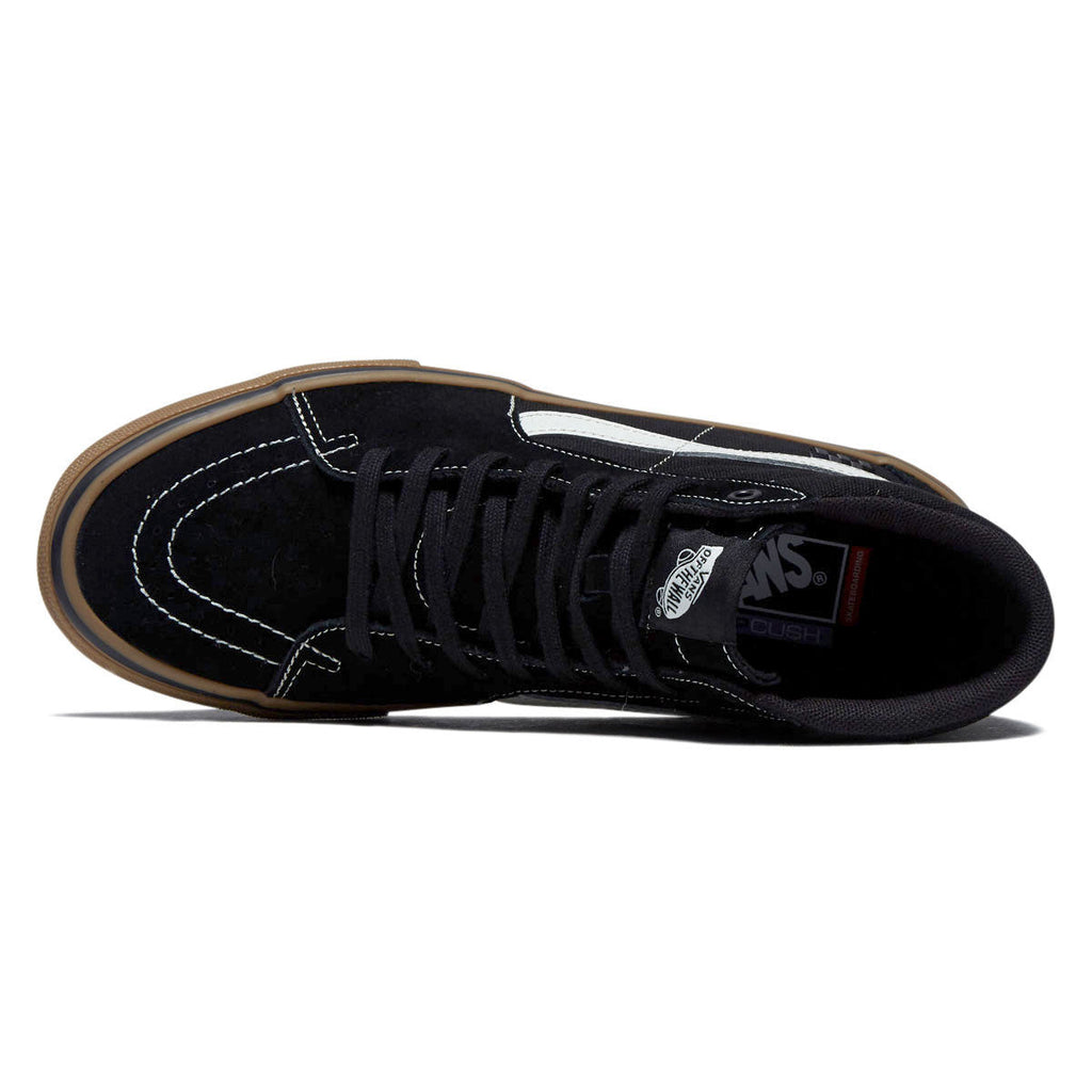 Vans Skate Sk8-Hi Shoes - Black/Gum/White