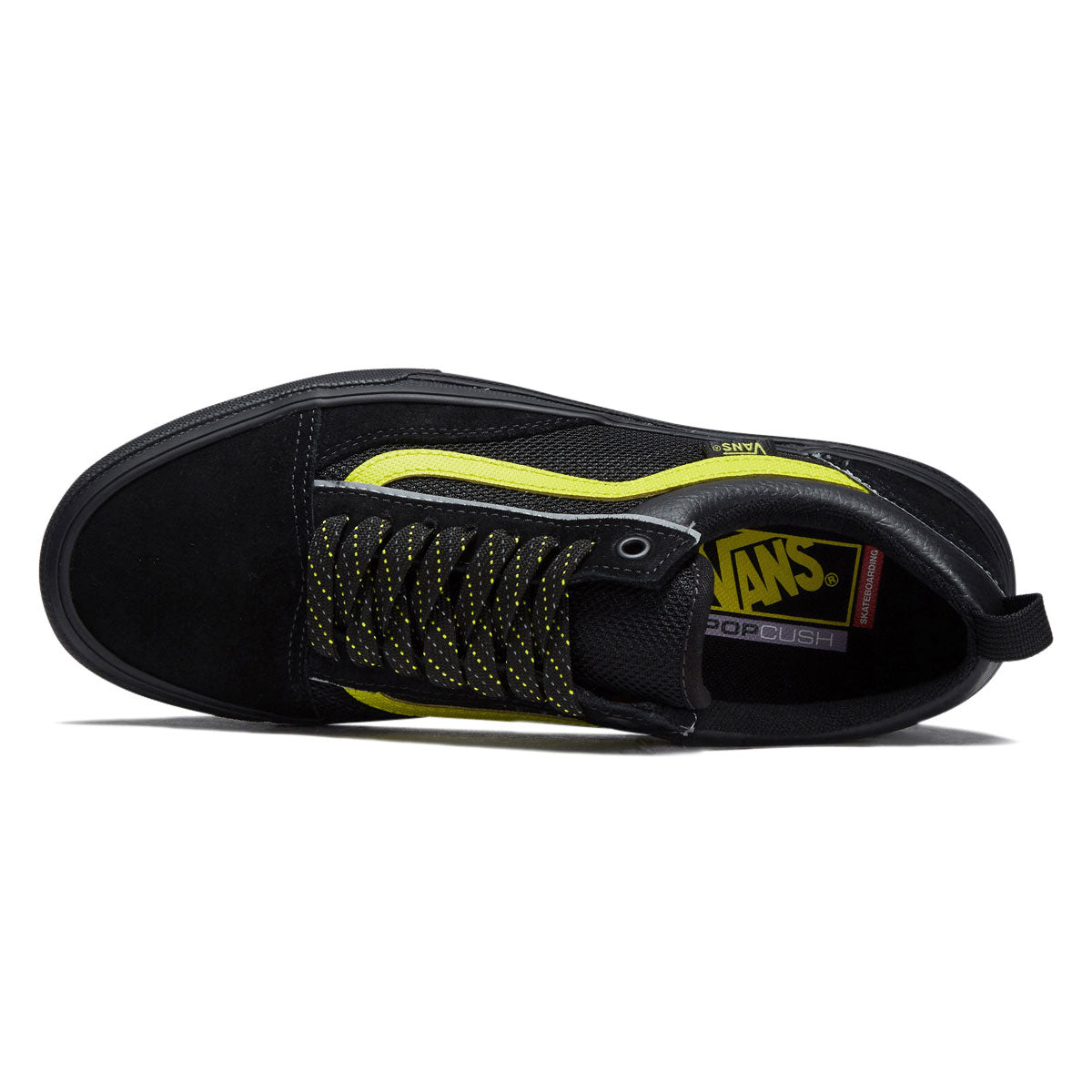 Vans Skate Old Skool Wafflecup Shoes - Reflective Black/Lime