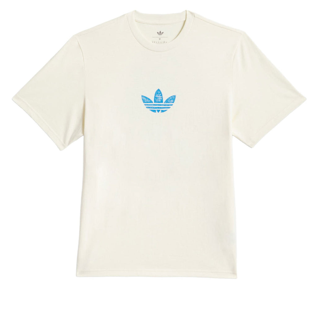 Adidas Kogan Dragon T-Shirt - Cream White/Lucid Ray Blue