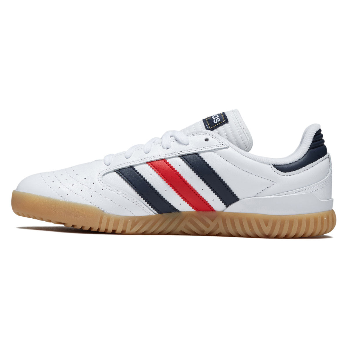 Adidas Busenitz Indoor Super Shoes - Ftwr White/Collegiate Navy/Better Scarlet