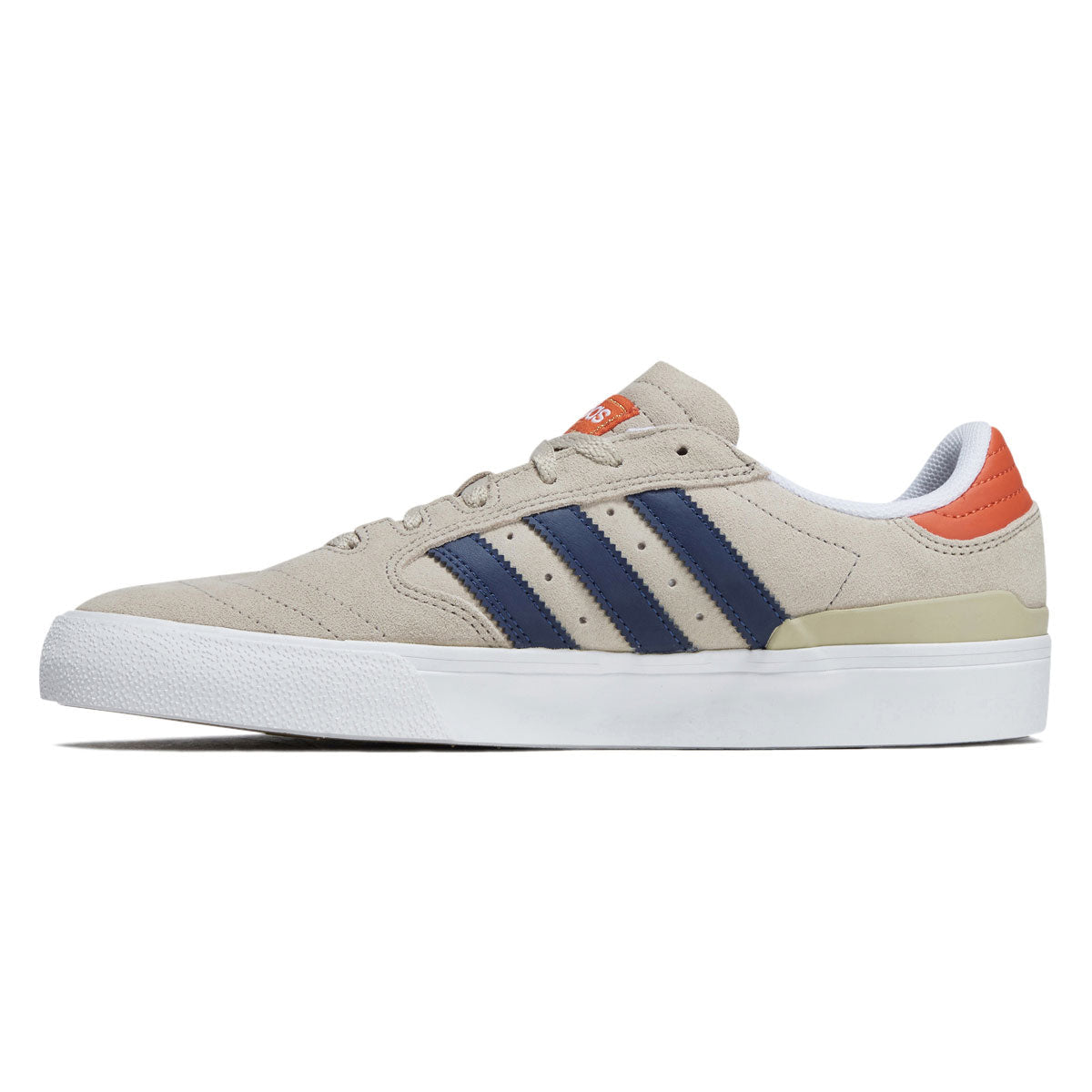 Adidas Busenitz Vulc II Shoes - Wonder Beige/Dark Blue/Court Orange