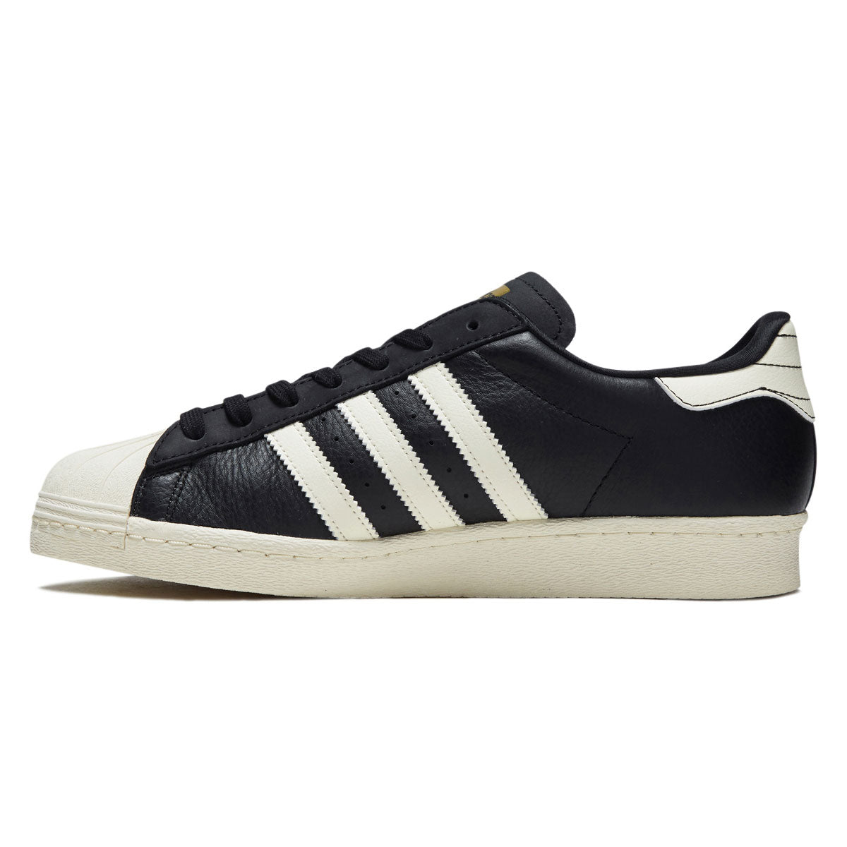 Adidas Superstar 80 ADV Shoes - Core Black/Cream White/Gold Metallic