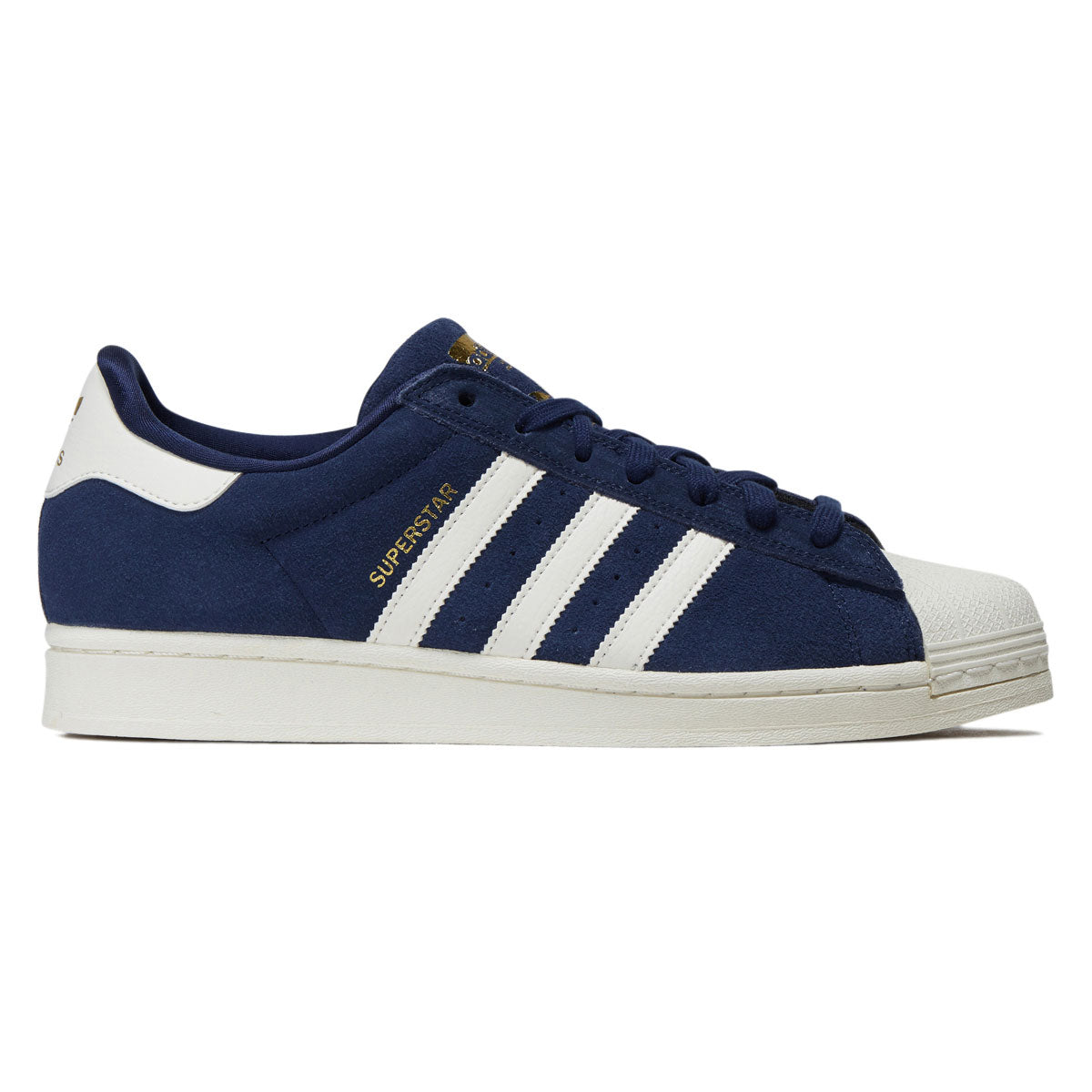Adidas Superstar ADV Shoes - Dark Blue/Chalk White/Gold Metallic