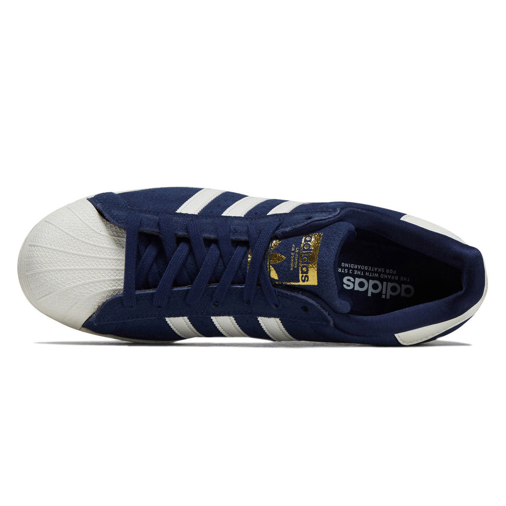 Adidas Superstar ADV Shoes - Dark Blue/Chalk White/Gold Metallic