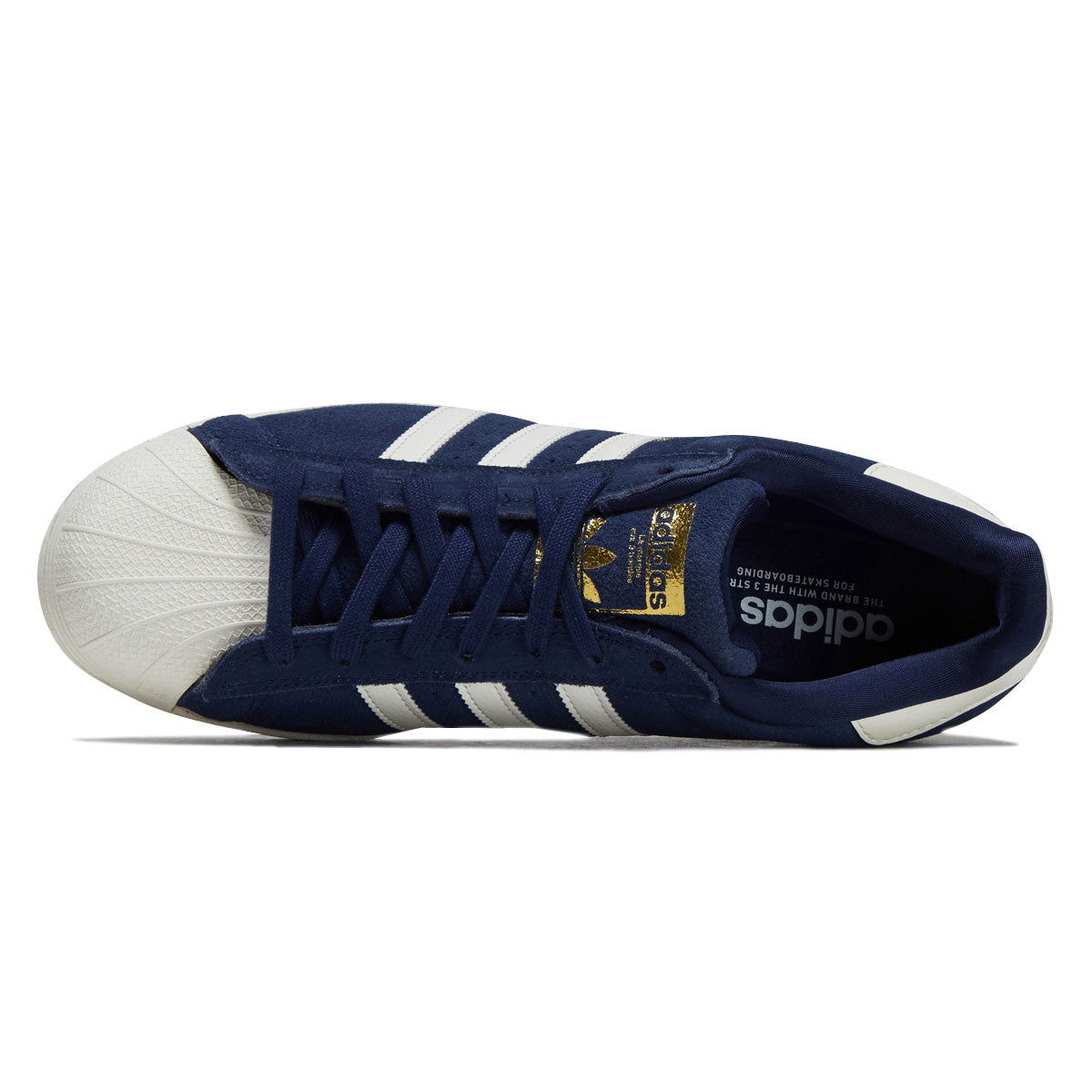 Adidas Superstar ADV Shoes - Dark Blue/Chalk White/Gold Metallic