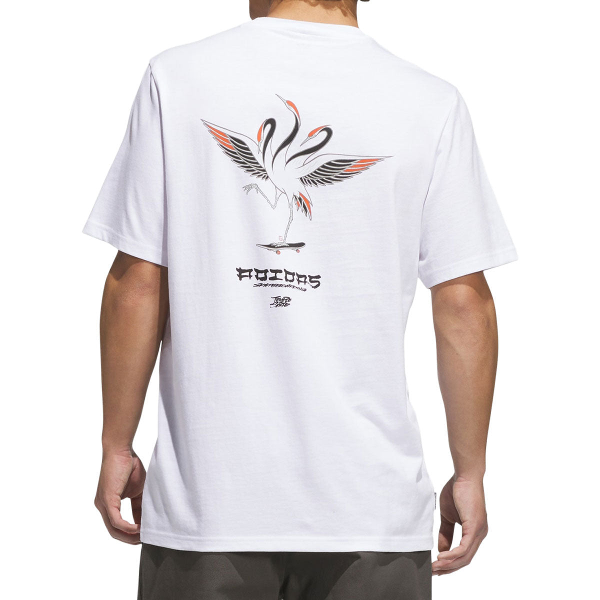 Adidas TOS Crane T-Shirt - White/Black