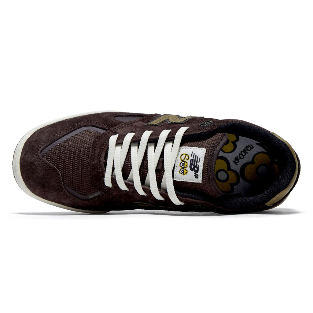 New Balance x Krooked Tom Knox 600 Shoes - Chocolate/Olive