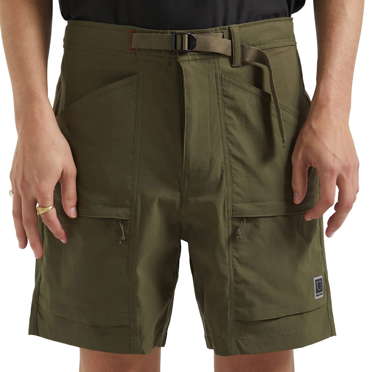 Brixton Journey Utility Shorts - Dark Olive