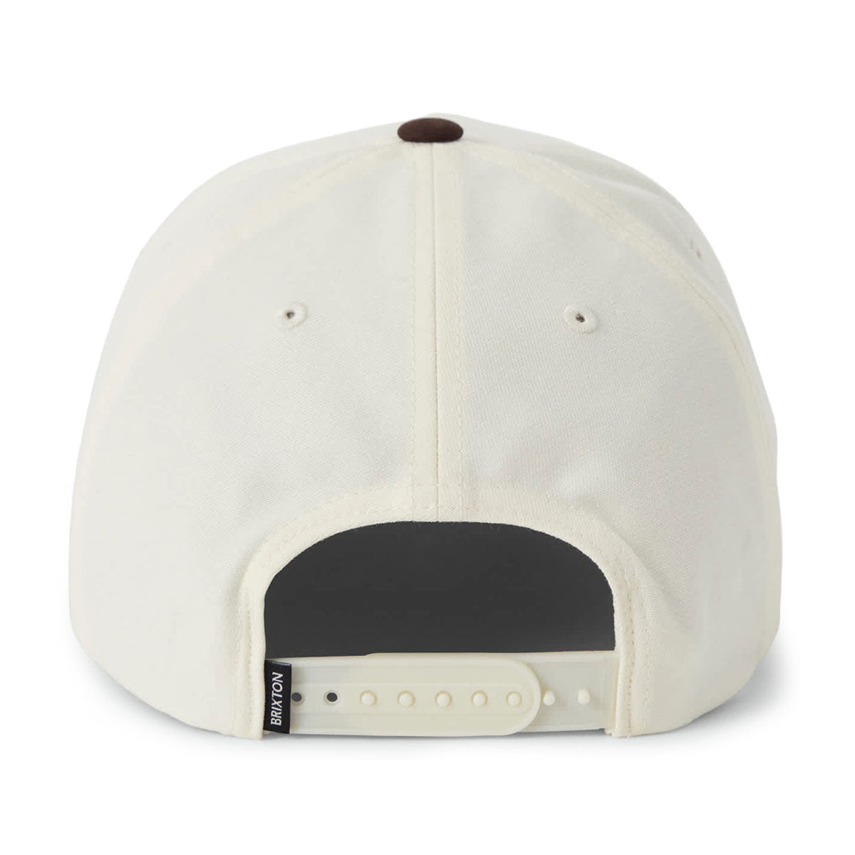 Brixton Forget The Cowboy Netplus MP Snapback Hat - Chocolate/Off White