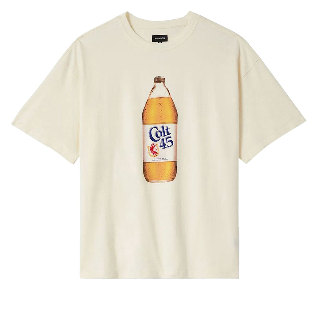 Brixton x Colt 45 Forty Oz Oversized T-Shirt - Natural