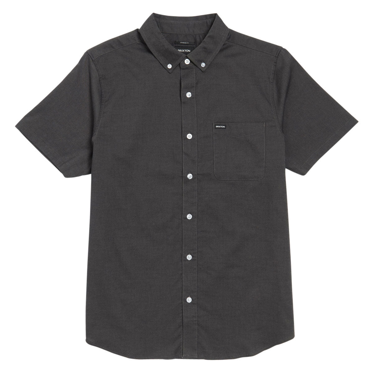 Brixton Sanford Oxford Shirt - Charcoal