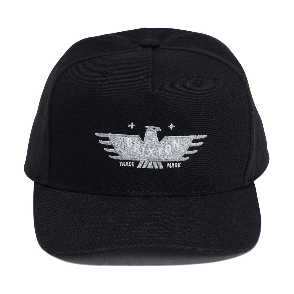 Brixton Ewing Snapback Hat - Black
