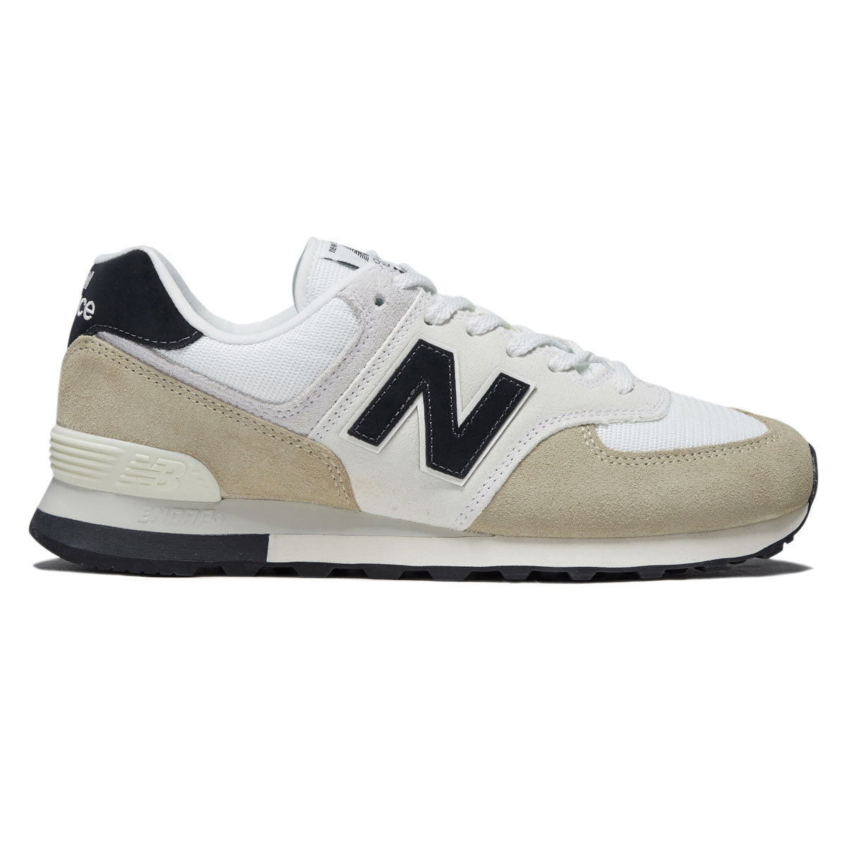 New Balance 574 Shoes - Sea Salt/Linen/Navy