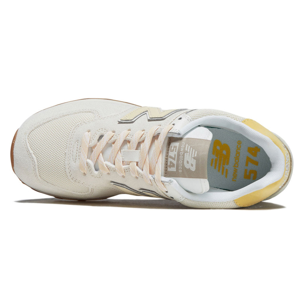 New Balance Womens 574 Shoes - Sea Salt/Linen/Linen