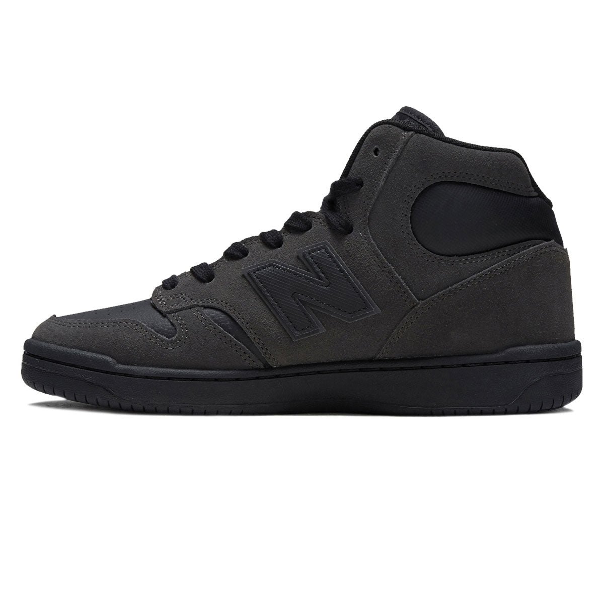 New Balance 480 Hi Wide Shoes - Charcoal/Black