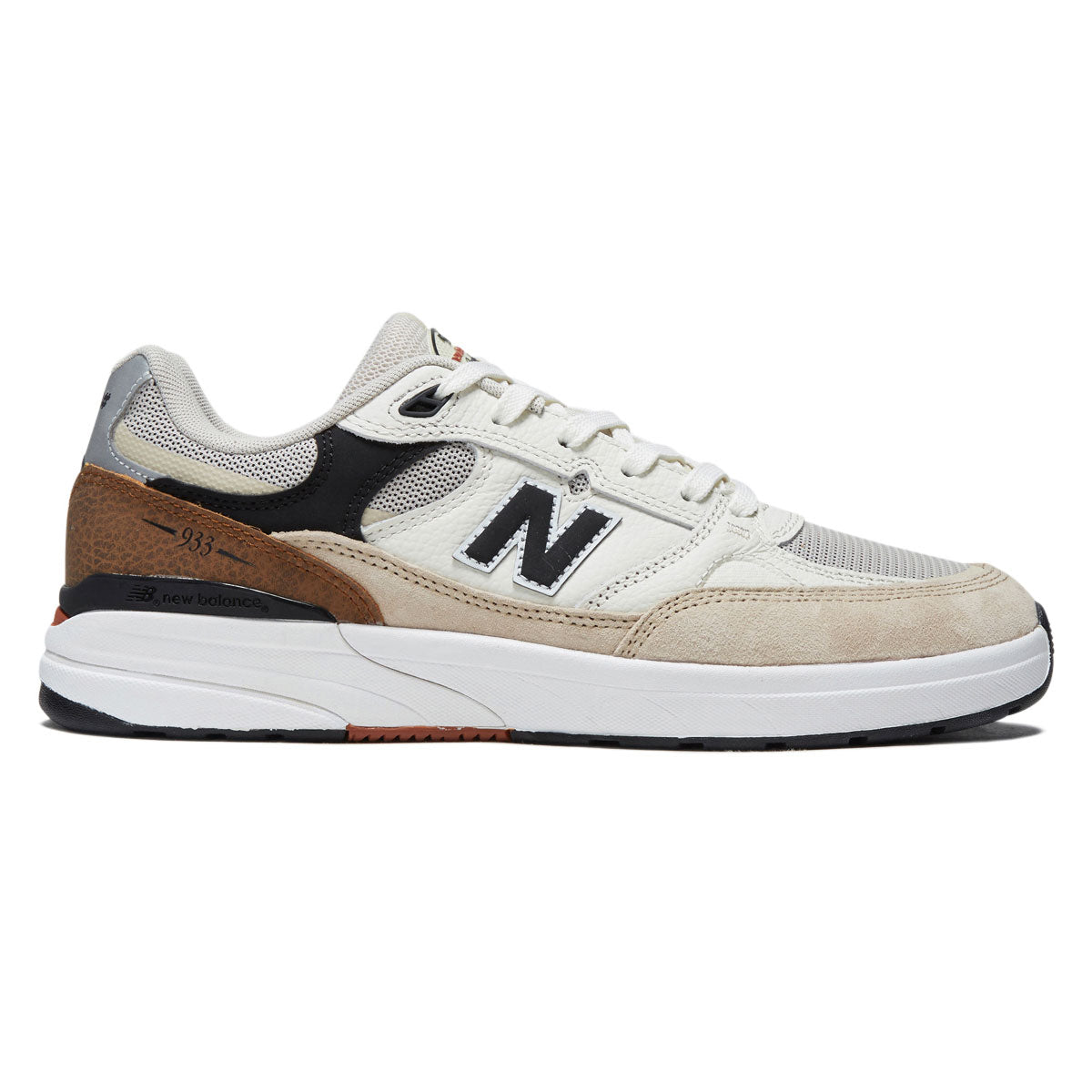 New Balance Andrew Reynolds 933 Shoes - Sea Salt/Brown
