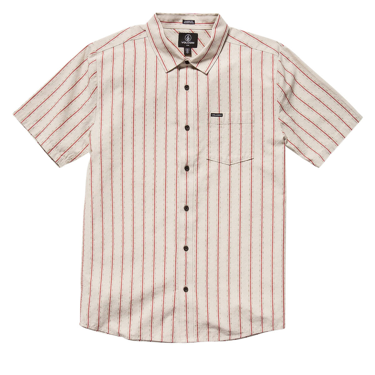 Volcom Sato Stripe Shirt - Stone