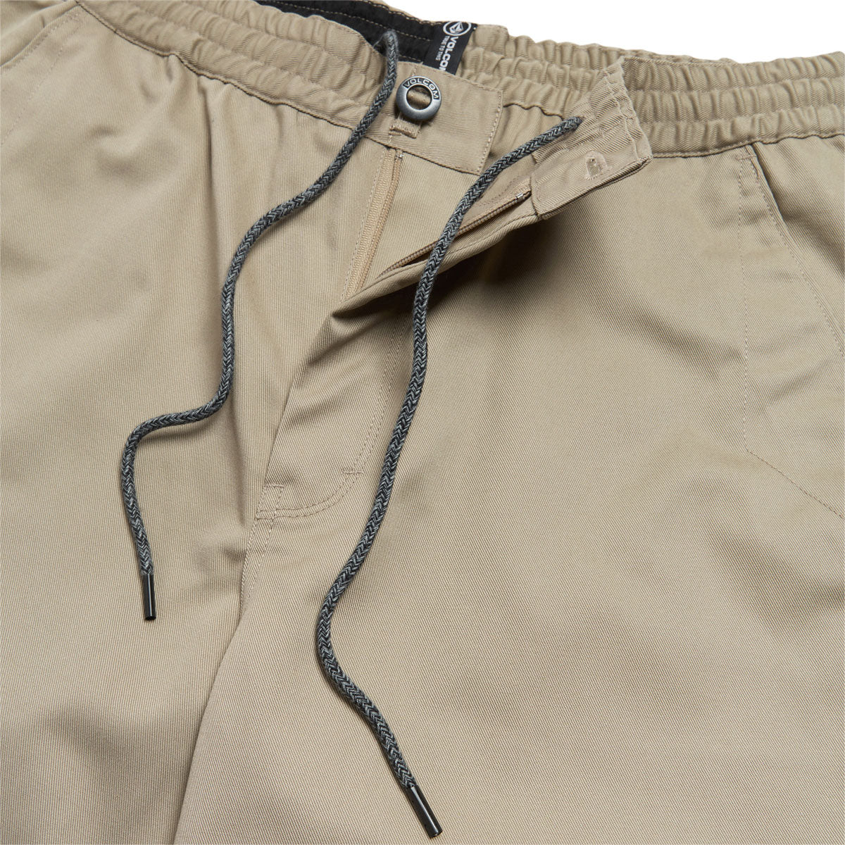 Volcom Capreezy Elastic Waist Pants - Light Khaki