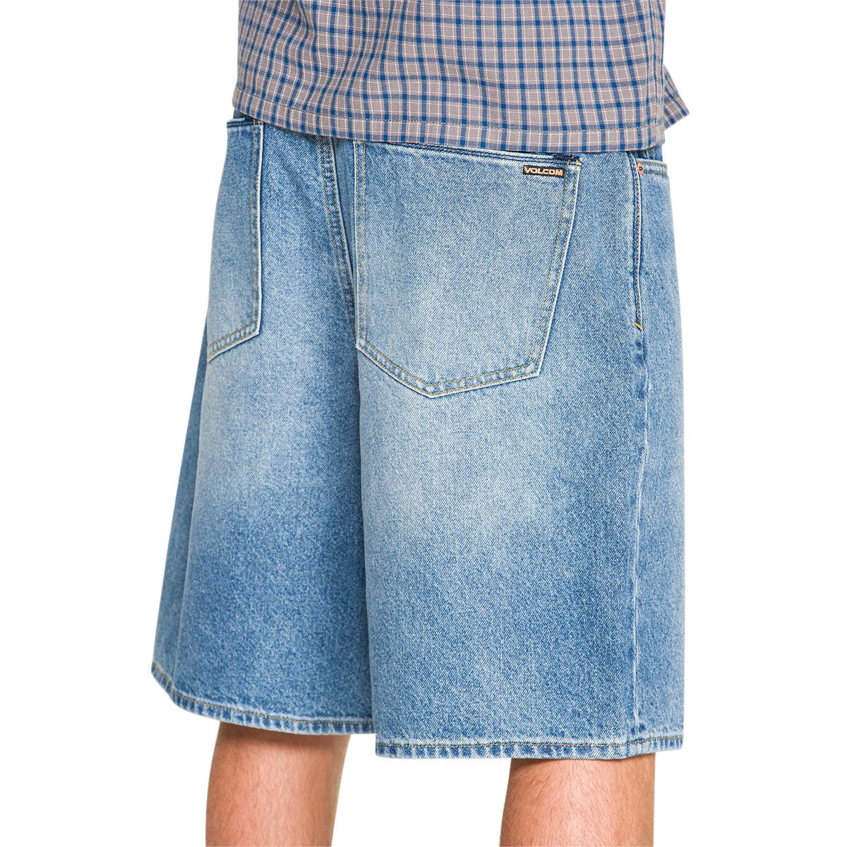 Volcom Billow Denim 22 Shorts - Euro Light Blue