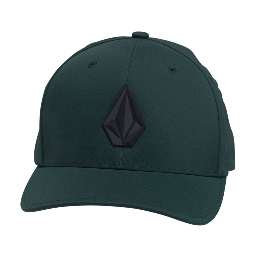 Volcom Stone Tech Flexfit Delta Hat - Pine Green