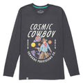Sendero Cosmic Cowboy Long Sleeve T-Shirt - Charcoal