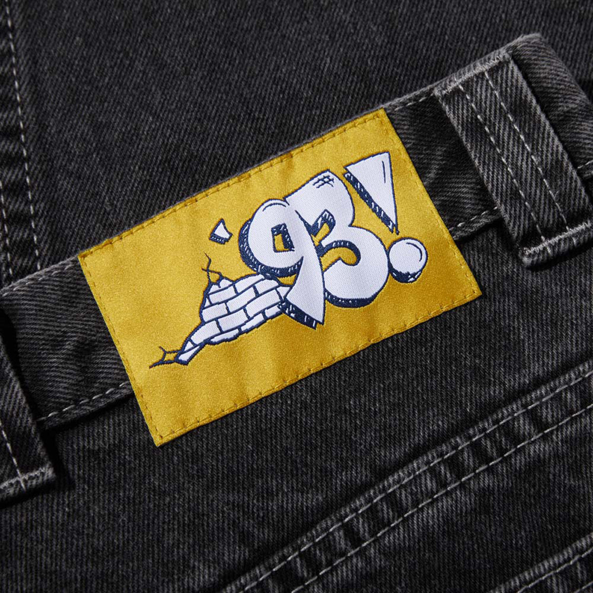 Polar 93! Denim Jeans - Silver Black