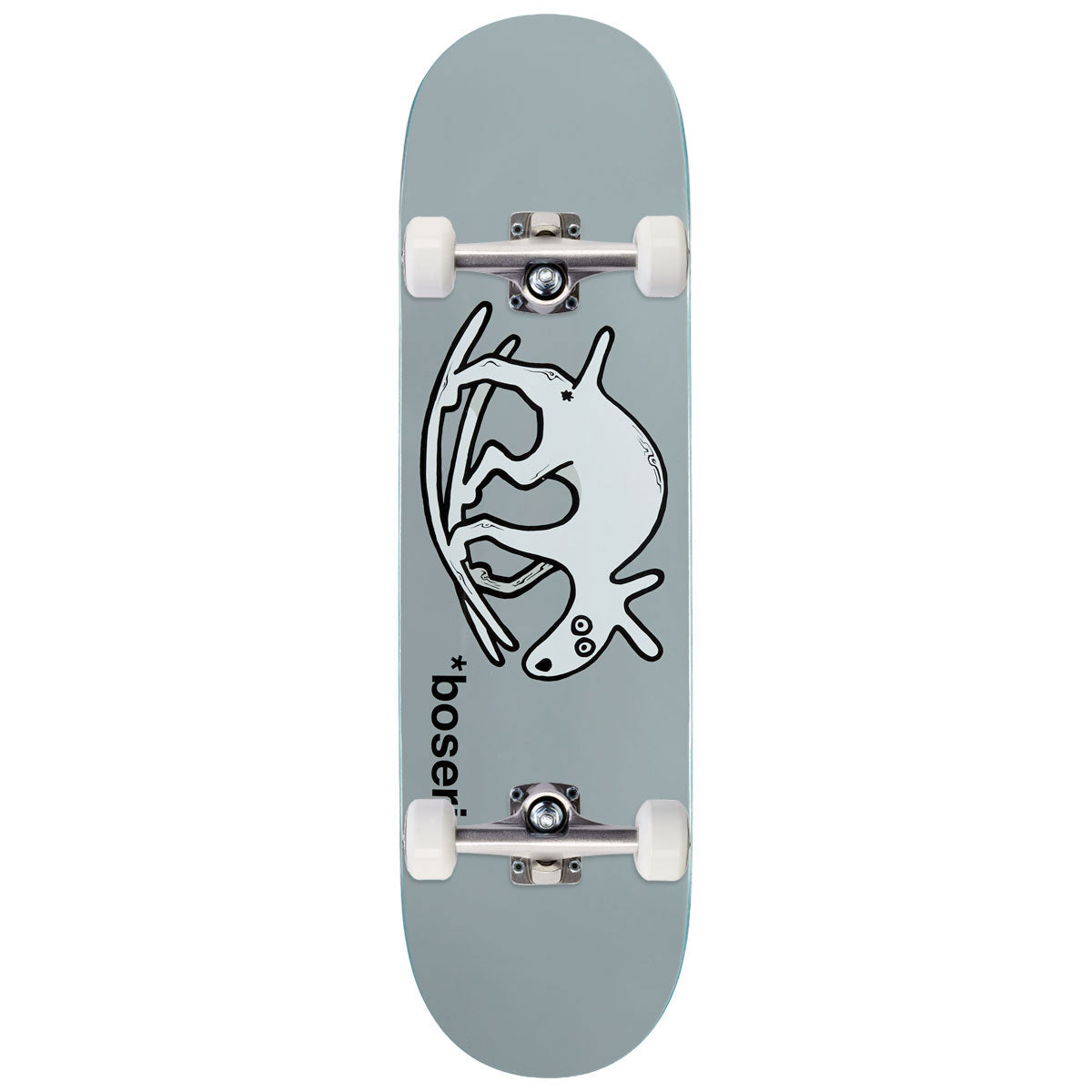 Polar David Stenström Tape & Panther Skateboard Complete - Black - 8.375"