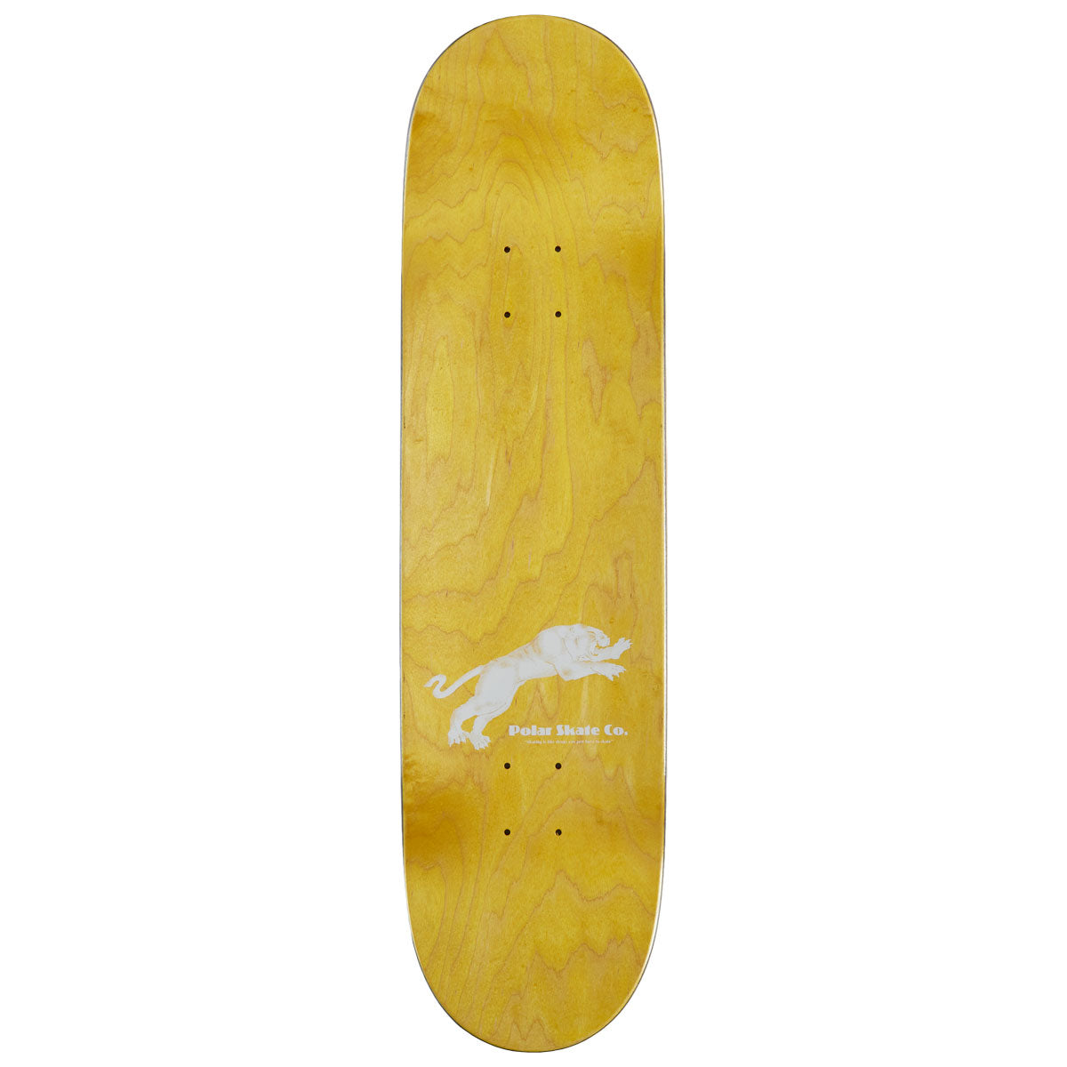 Polar David Stenström Tape & Panther Skateboard Deck - Blue - 8.50"