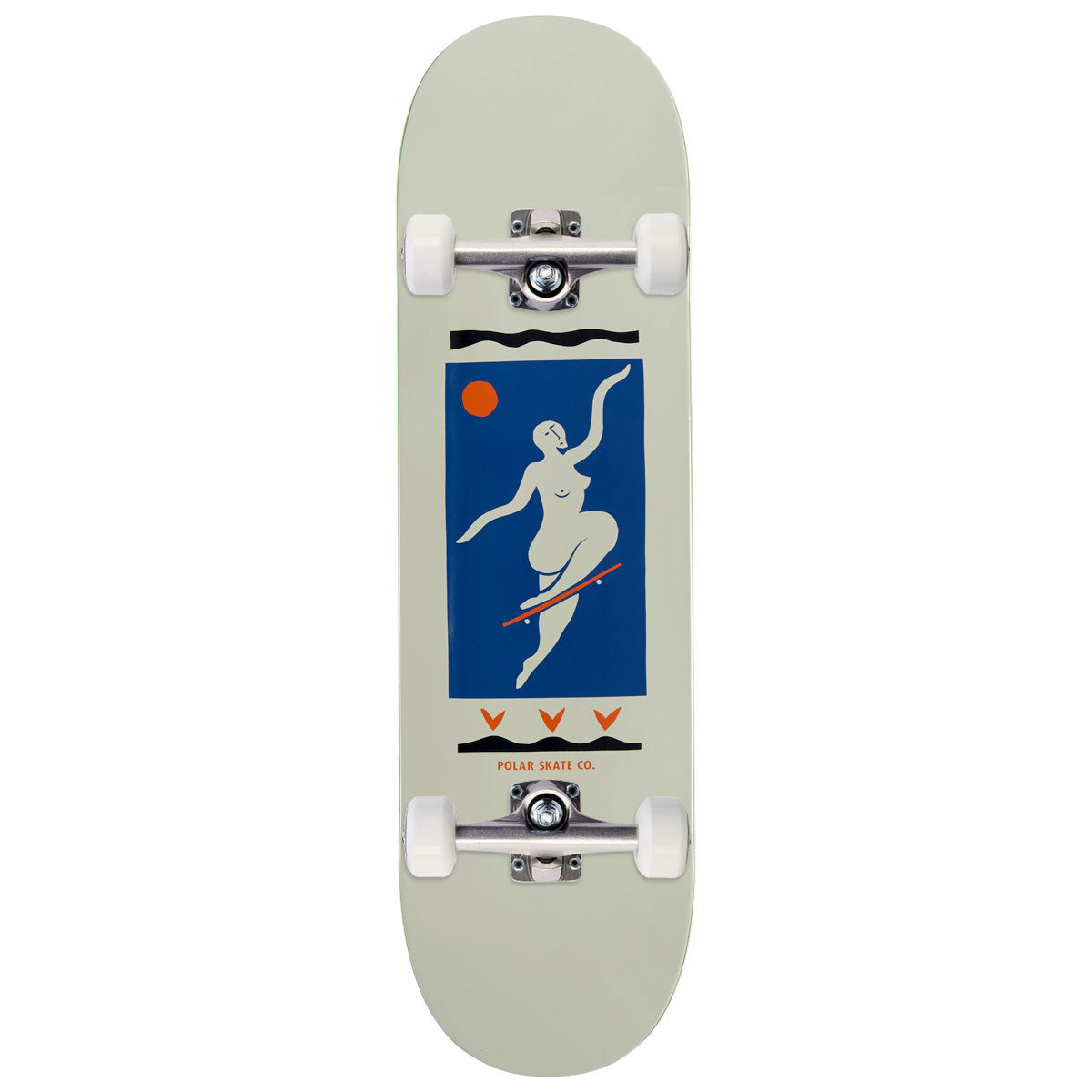Polar Aaron Herrington Pumping Iron Skateboard Complete - 8.50"