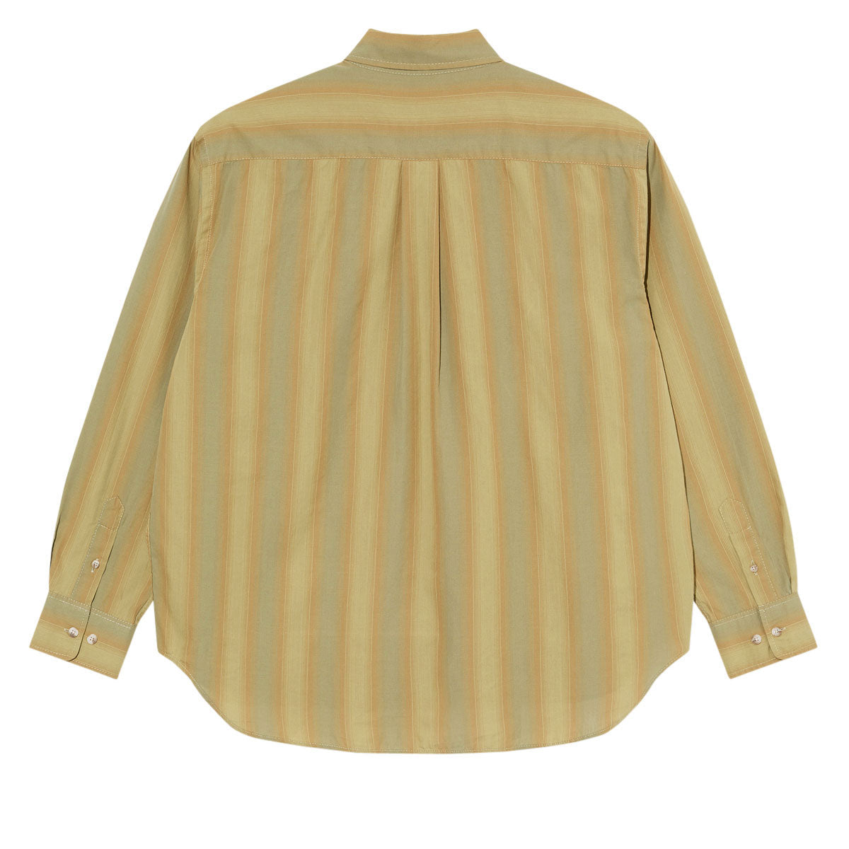 Polar Ben Long Sleeve Shirt - Green Stripe