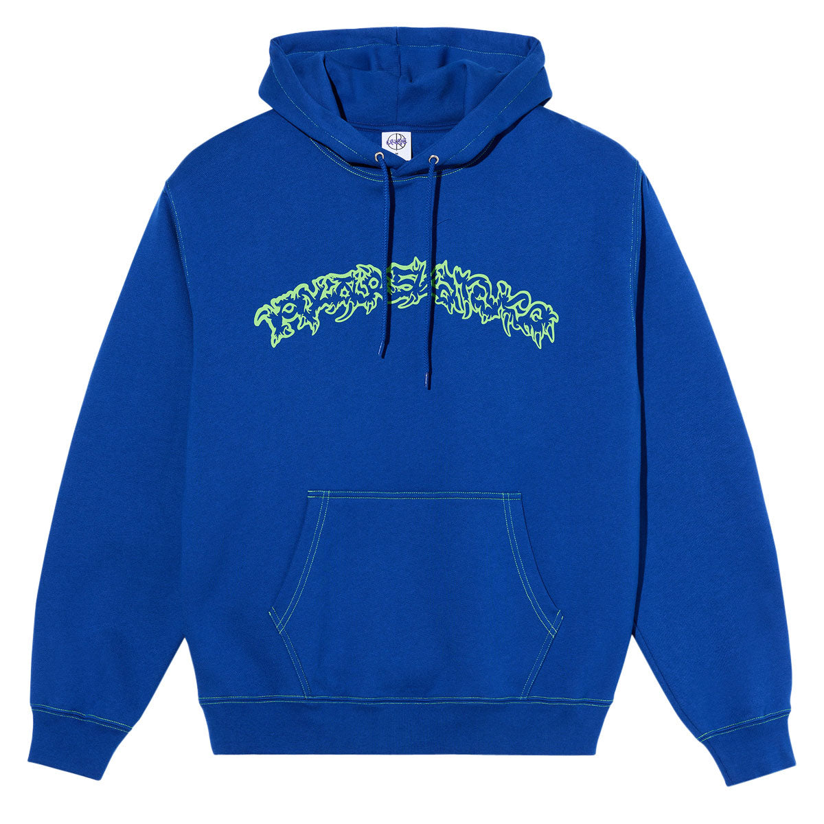 Polar Crude Logo Contrast Dave Hoodie - Egyptian Blue