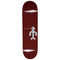 Polar Emile Laurent Snowman Skateboard Deck - Wine - 8.25"
